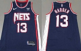 Nets 13 James Harden Navy Nike Diamond 75th Anniversary City Edition Swingman Jersey,baseball caps,new era cap wholesale,wholesale hats